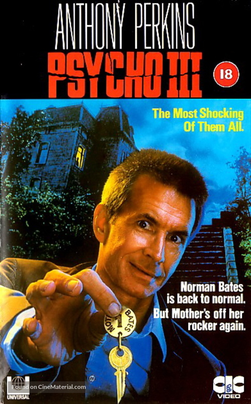 Psycho III - British VHS movie cover