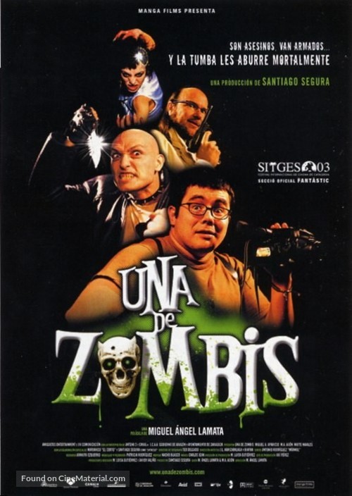 Una de zombis - Spanish Movie Poster