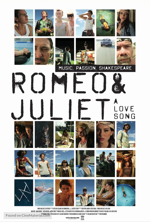 Romeo and Juliet: A Love Song - New Zealand Movie Poster