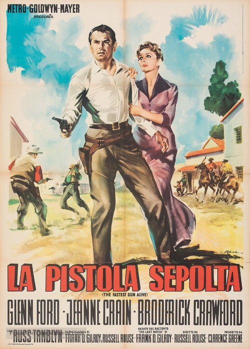 The Fastest Gun Alive - Italian Movie Poster