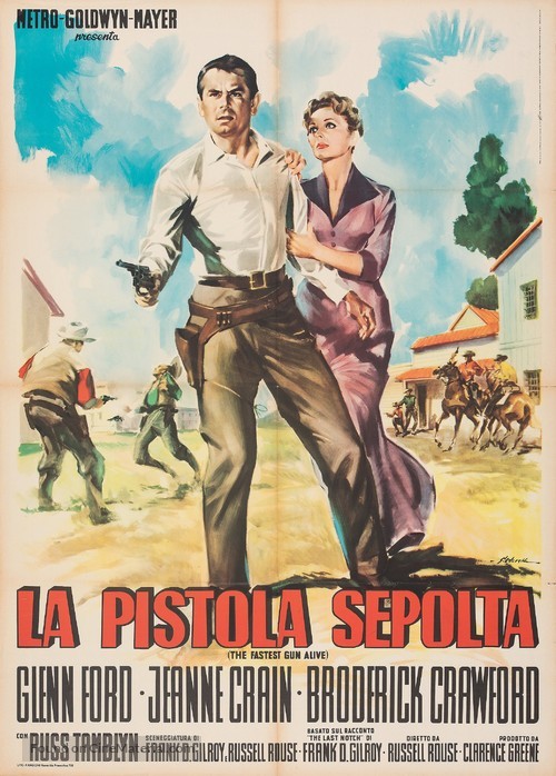 The Fastest Gun Alive - Italian Movie Poster