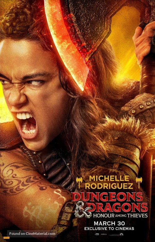 Dungeons &amp; Dragons: Honor Among Thieves - Australian Movie Poster