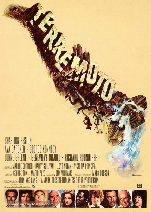 Earthquake - Spanish Movie Poster