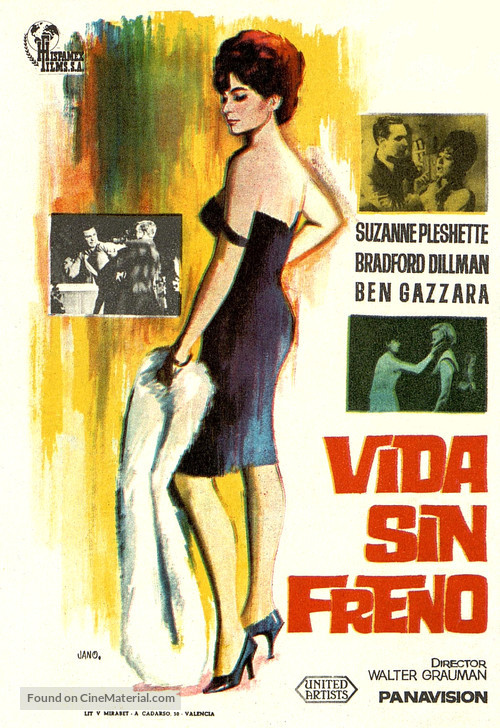 A Rage to Live - Spanish Movie Poster