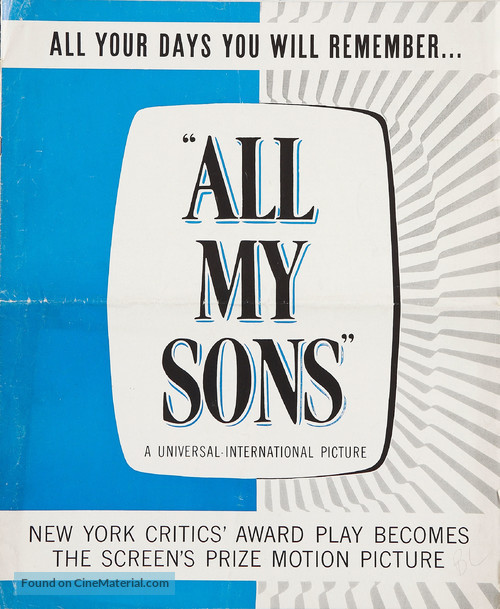 All My Sons - poster