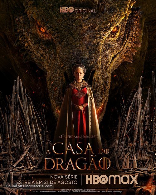 &quot;House of the Dragon&quot; - Brazilian Movie Poster