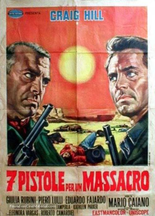 Sette pistole per un massacro - Italian Movie Poster