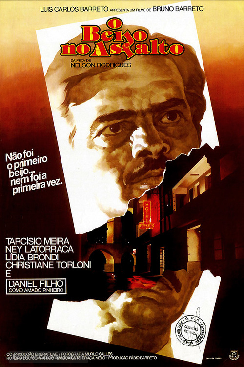 O Beijo No Asfalto - Brazilian Movie Poster