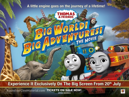 Thomas &amp; Friends: Big World! Big Adventures! The Movie - British Movie Poster