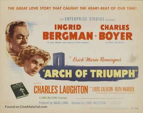 Arch of Triumph - Movie Poster