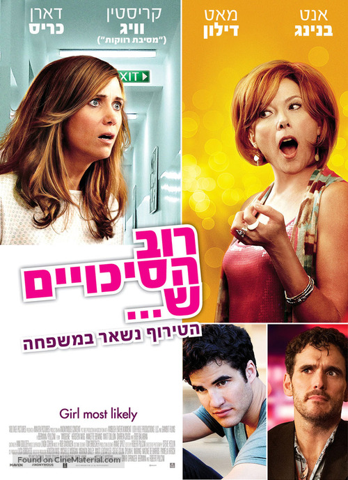 Girl Most Likely - Israeli Movie Poster