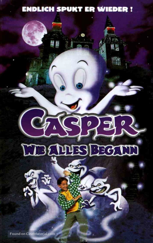 Casper: A Spirited Beginning - German DVD movie cover