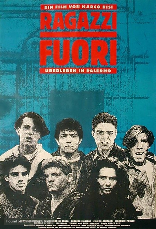 Ragazzi fuori - German Movie Poster