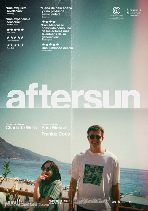 Aftersun - Spanish Movie Poster