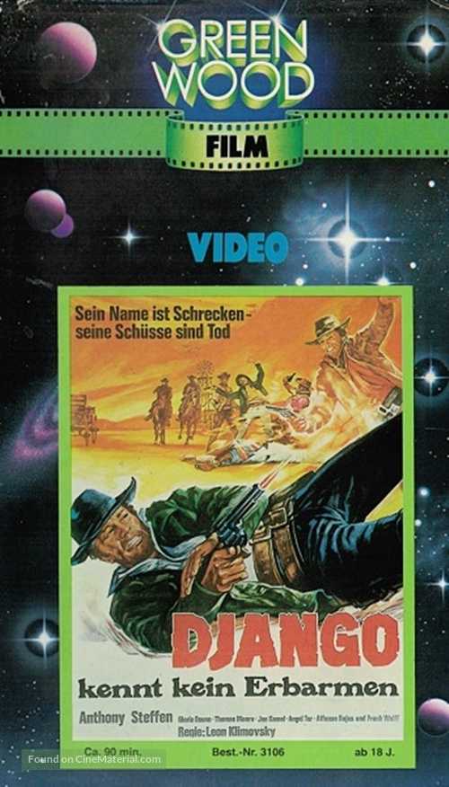 Pochi dollari per Django - German VHS movie cover