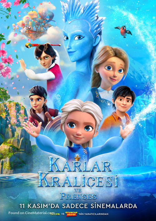 The Snow Queen &amp; The Princess - Turkish Movie Poster