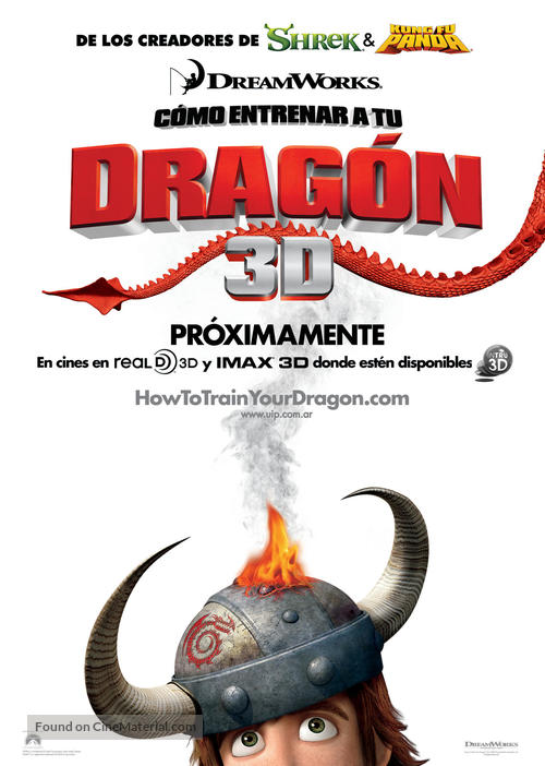 How to Train Your Dragon - Argentinian Movie Poster