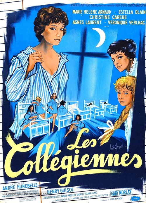 Les coll&eacute;giennes - French Movie Poster