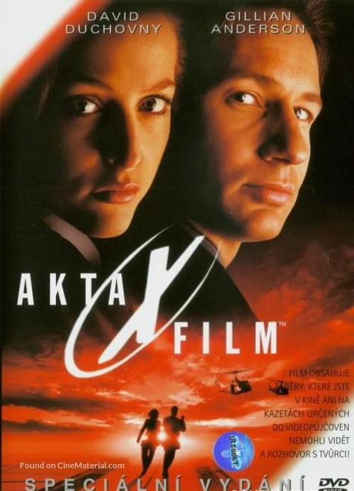 The X Files - Czech DVD movie cover