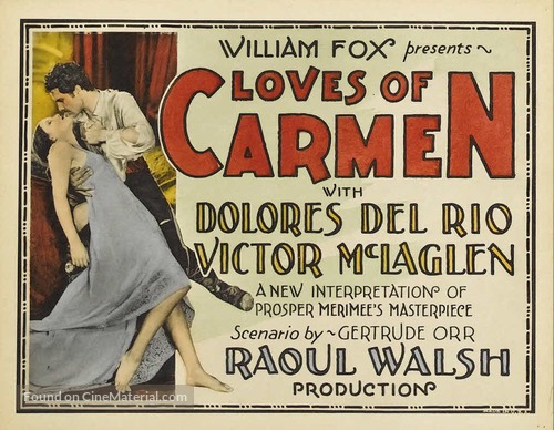 The Loves of Carmen - Theatrical movie poster