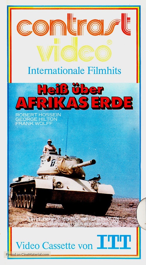 La battaglia del deserto - German VHS movie cover