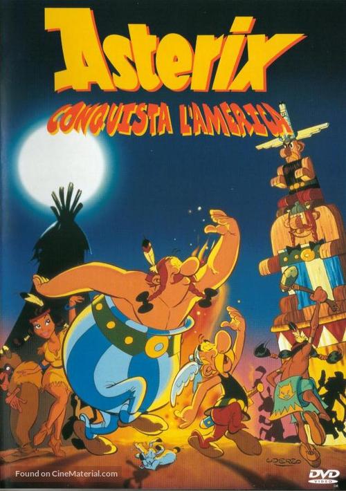 Asterix in Amerika - Canadian DVD movie cover