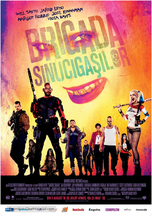 Suicide Squad - Romanian Movie Poster