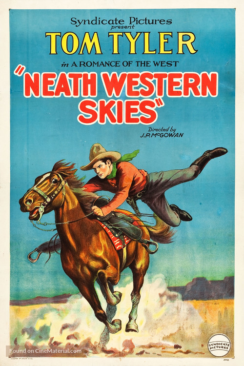 &#039;Neath Western Skies - Movie Poster