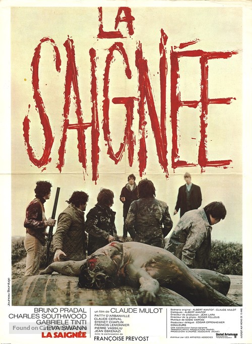 La saign&eacute;e - French Movie Poster