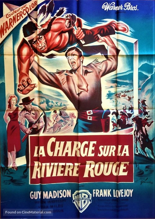 The Charge at Feather River - French Movie Poster