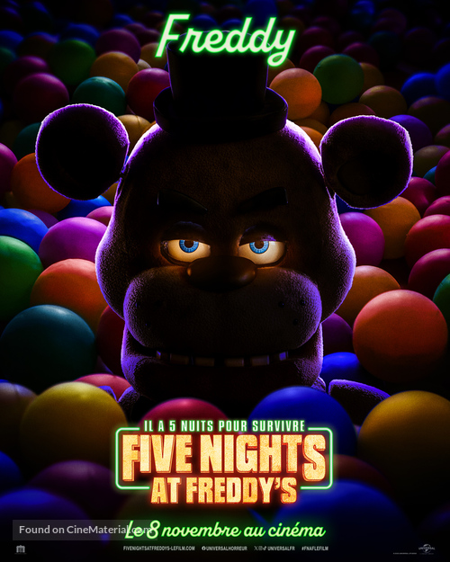 Five Nights at Freddy&#039;s - French Movie Poster