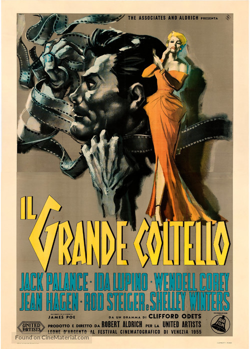 The Big Knife - Italian Movie Poster