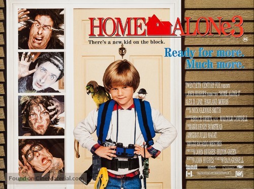 Home Alone 3 - British Movie Poster