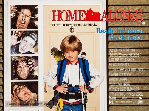 Home Alone 3 - British Movie Poster