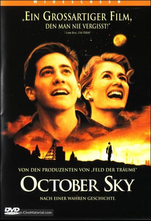 October Sky - German Movie Cover