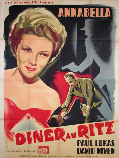 Diner bij Ritz - French Movie Poster