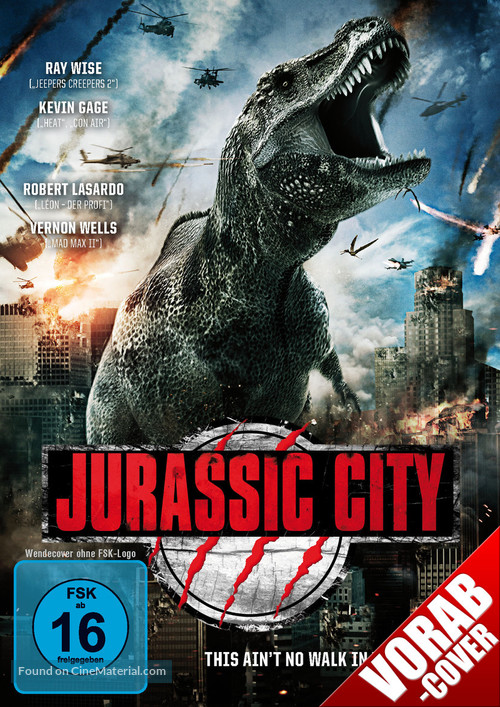 Jurassic City - German DVD movie cover