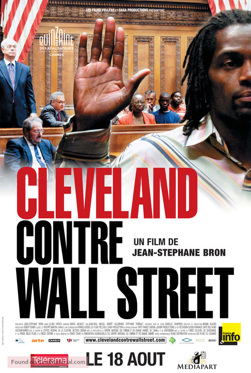 Cleveland Versus Wall Street - Mais mit d&auml; B&auml;nkler - French Movie Poster