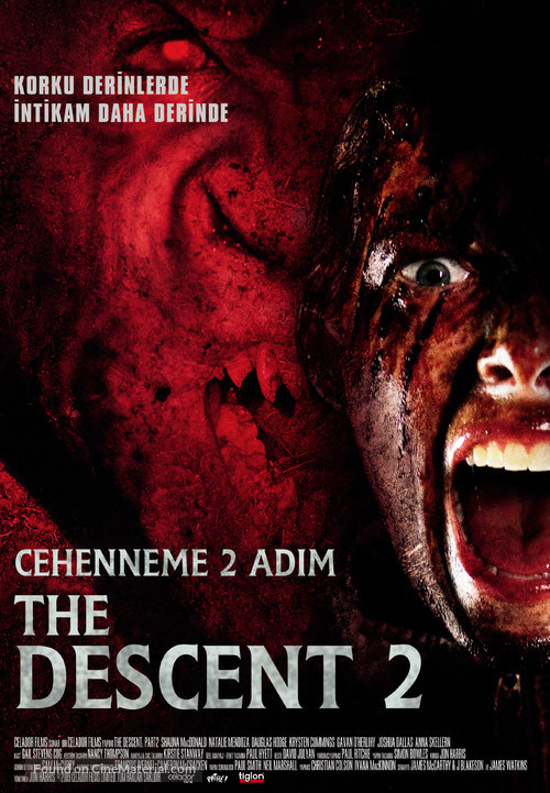 The Descent: Part 2 - Turkish Movie Poster