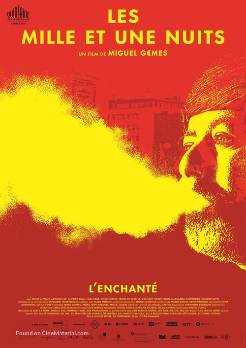 As Mil e Uma Noites: Volume 3, O Encantado - Swiss Movie Poster