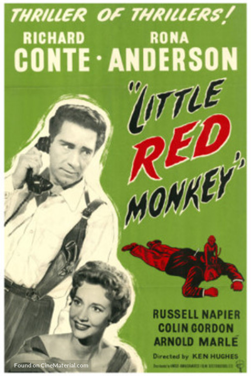 Little Red Monkey - British Movie Poster