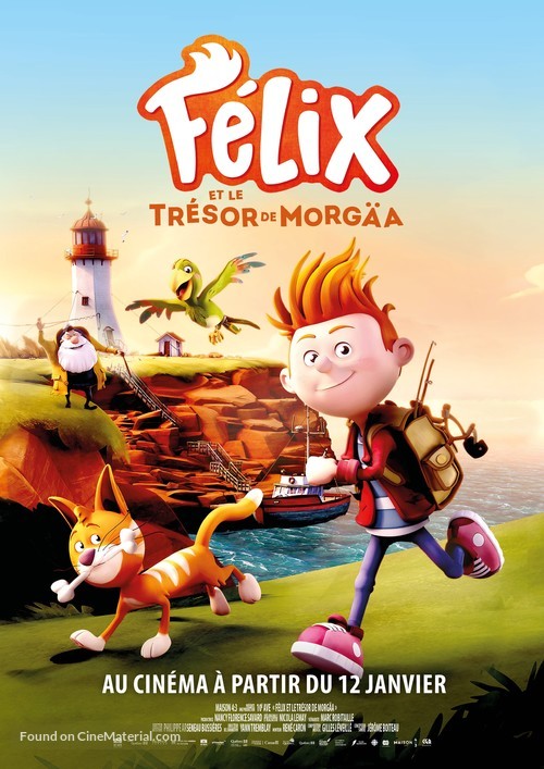 F&eacute;lix et le tr&eacute;sor de Morg&auml;a - French Movie Poster