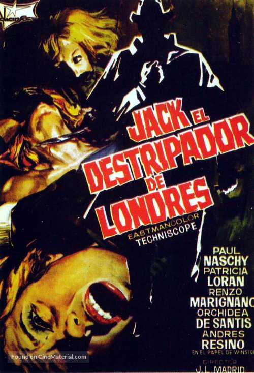Jack el destripador de Londres - Spanish Movie Poster