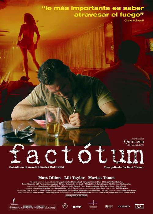 Factotum - Spanish Movie Poster