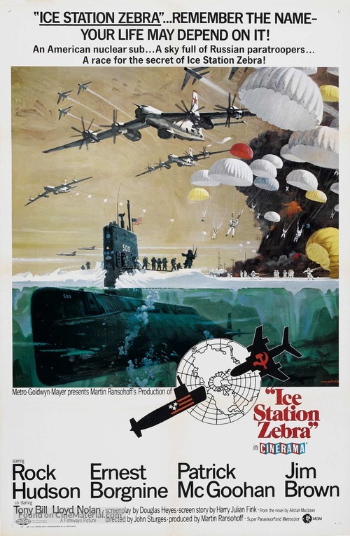 Ice Station Zebra - Movie Poster