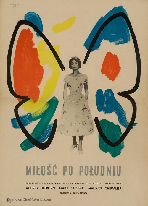 Love in the Afternoon - Polish Movie Poster