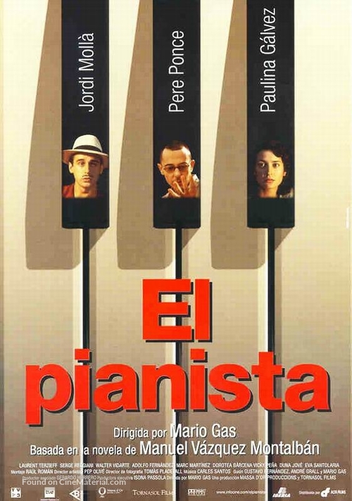 Pianista, El - Spanish poster