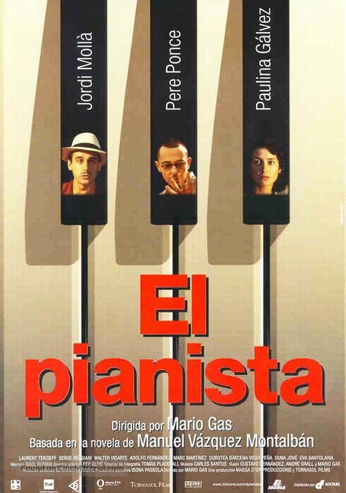 Pianista, El - Spanish poster