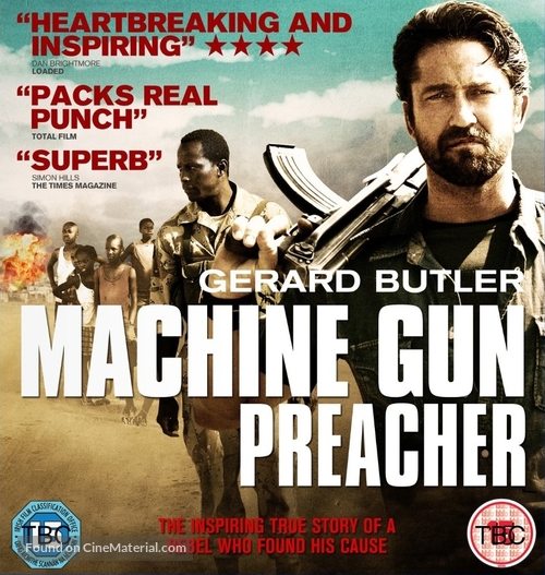 Machine Gun Preacher - British Blu-Ray movie cover