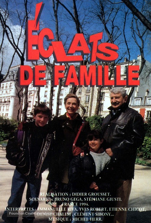 &Eacute;clats de famille - French Movie Cover